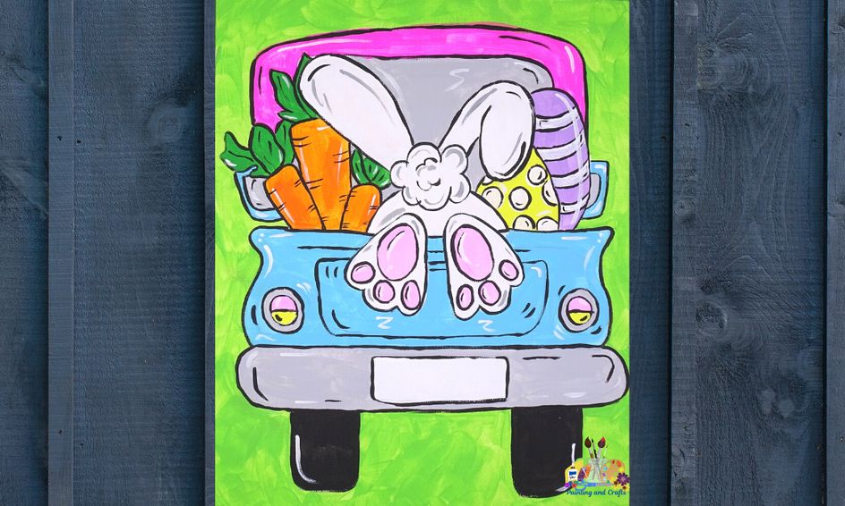 Painting Made Easy Easter Bunny Small Online Class For Ages 7 12 Outschool