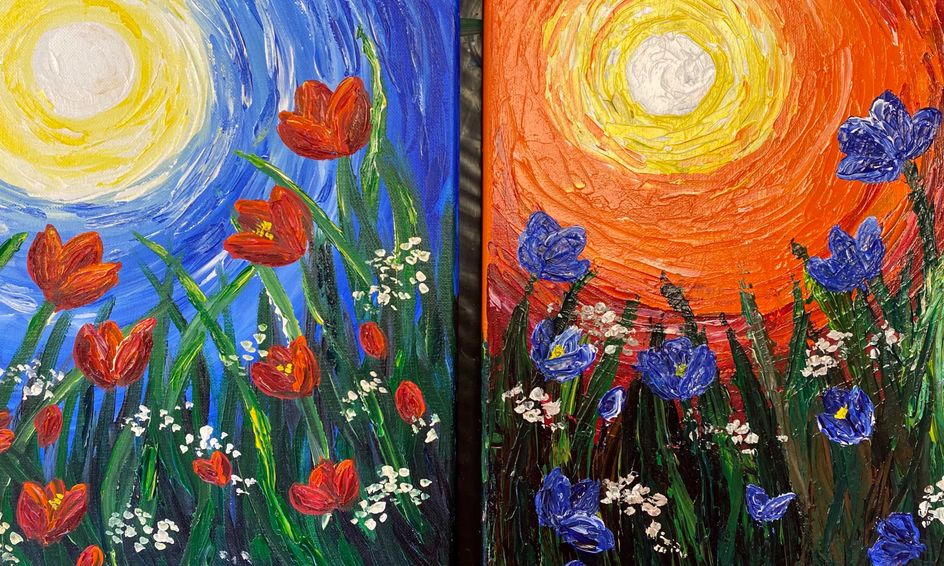 Impressionism Flower Field Small Online Class For Ages 9 14 Outschool