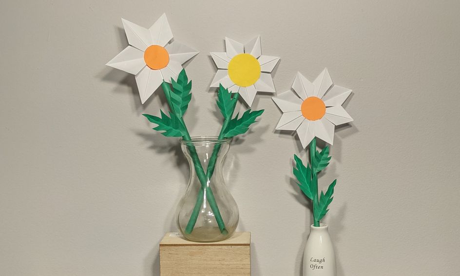 mother s day let s make an origami daisy flower for mom small online class for ages 10 15