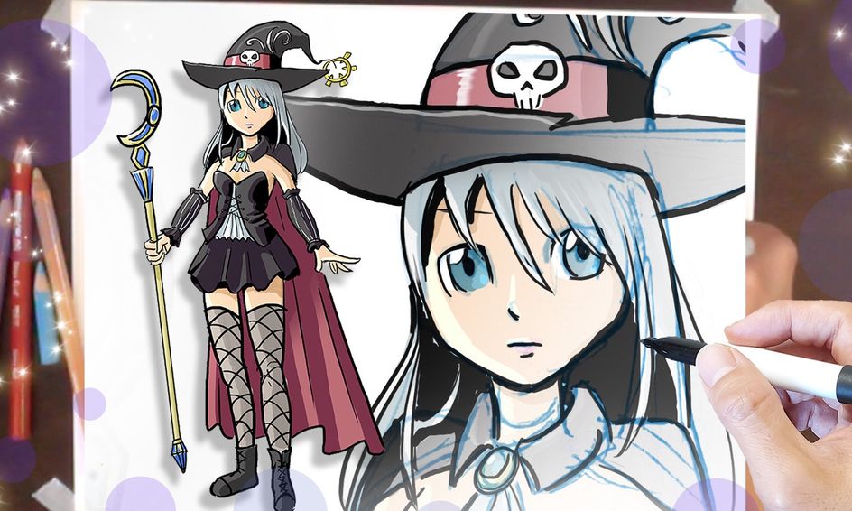 Drawing An Anime Witch Advanced Small Online Class For Ages 11 16 Outschool