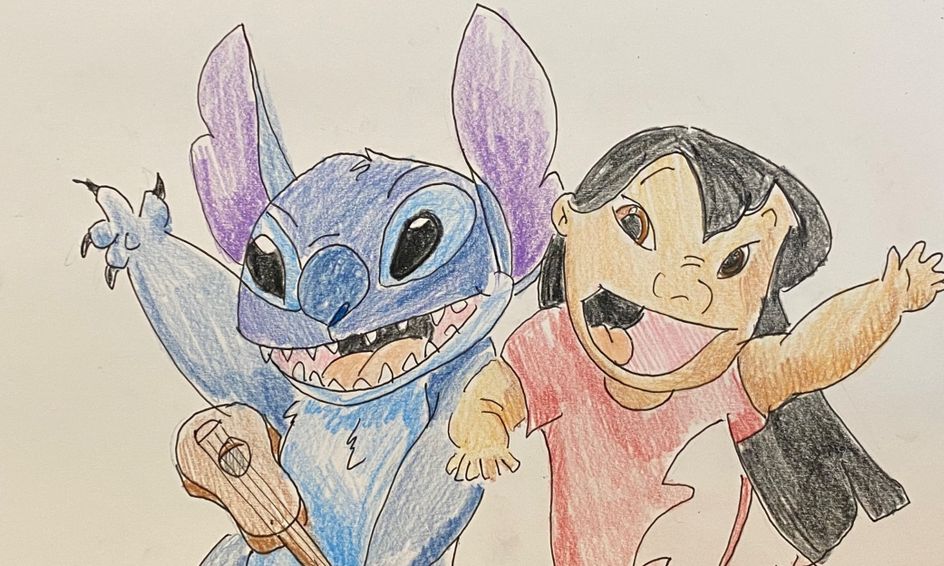 Aloha Drawing Disney Characters Step By Step Lilo And Stitch