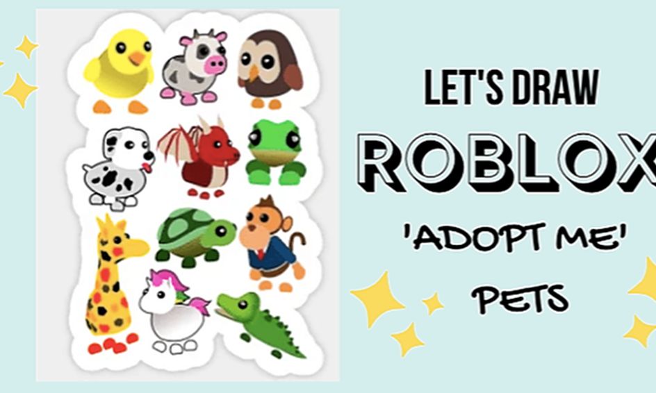 Let's Draw Roblox Adopt Me Pets! | Small Online Class for ...