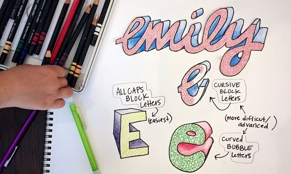 How To Draw 3d Letters One Point Perspective And Shading Flexible Schedule Small Online Class For Ages 10 15 Outschool