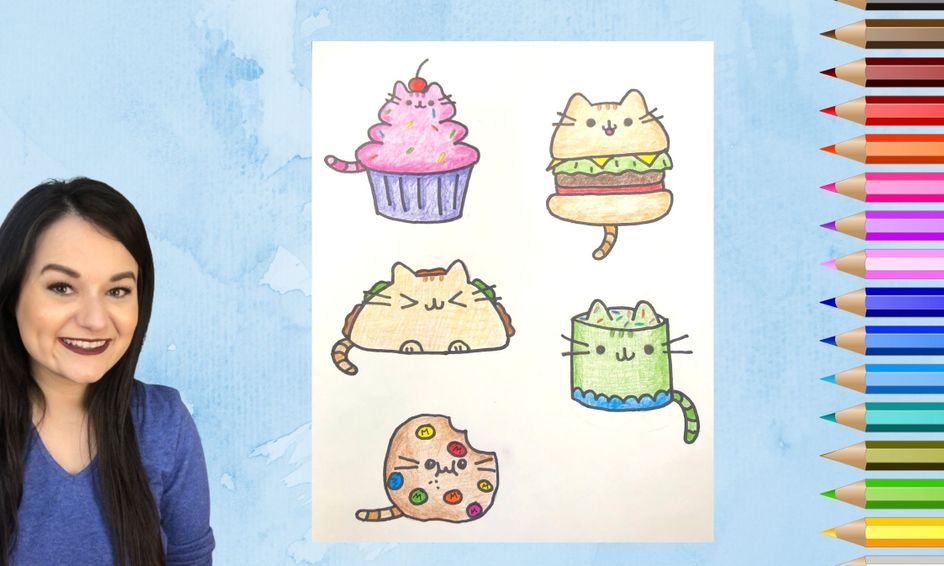 pix Draw So Cute Pusheen Christmas draw so cute christmas pusheen cat