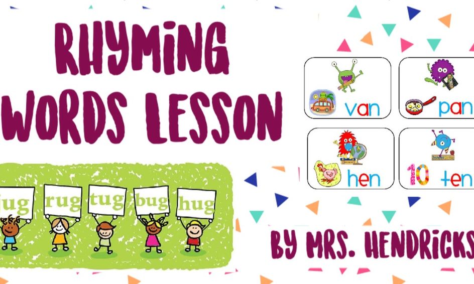 Rhyming Words Lesson 4 7 Year Olds Small Online Class For