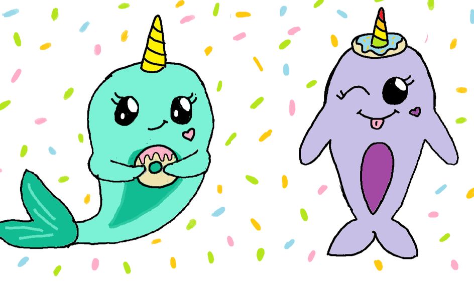 Let S Draw Narwhal Donut Cuteness Small Online Class For Ages 5 10 Outschool - narwhal ad for group in roblox