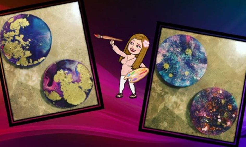 Resin Art Let S Make Coasters Small Online Class For Ages 12 17