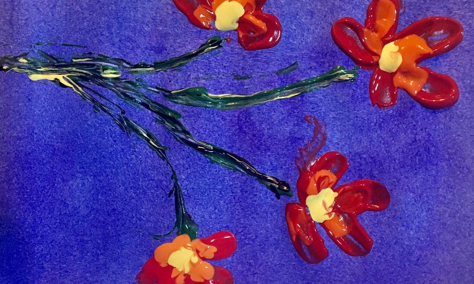 Easy Acrylic Floral Painting Small Online Class For Ages 5 8 Outschool