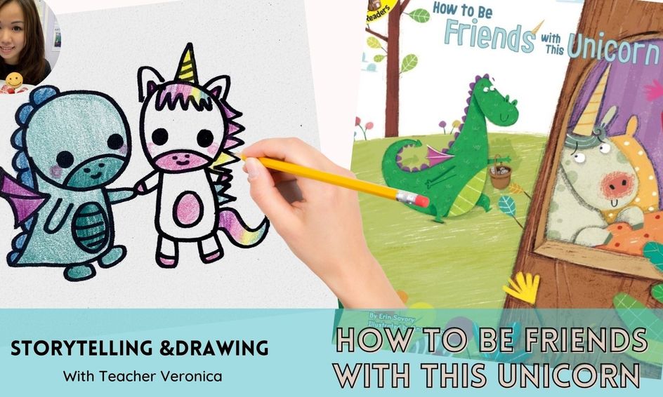 Story Time Drawing How To Be Friends With This Unicorn Small Online Class For Ages 4 8 Outschool