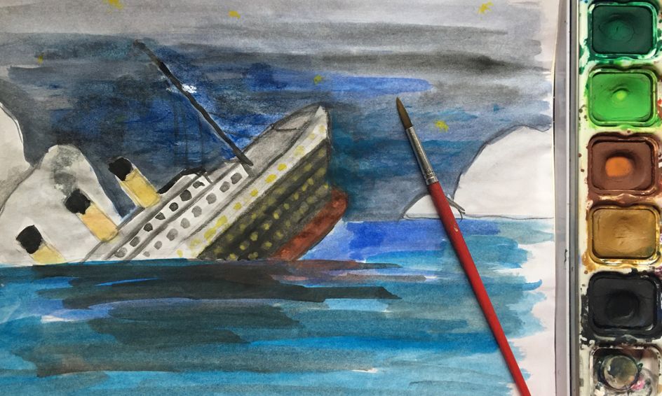Let S Draw Paint The Sinking Of The Titanic Ages 8 Small