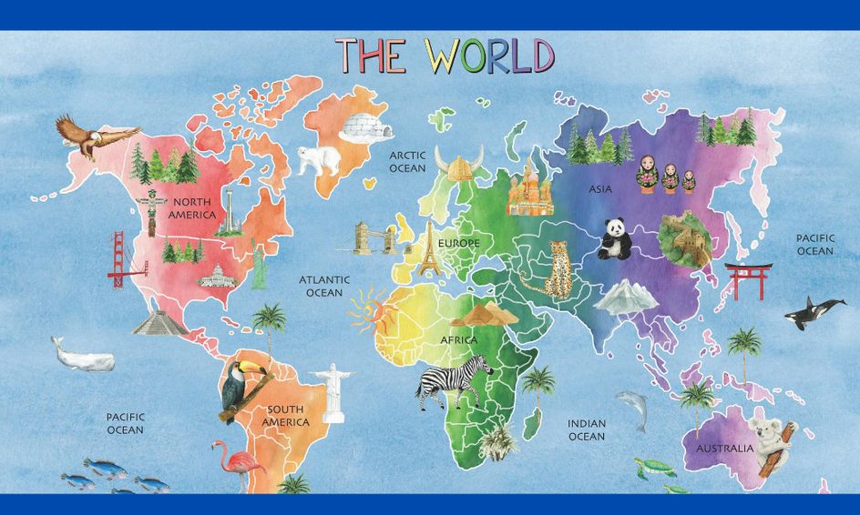 Learn World Geography through Animals Around the World Small Online