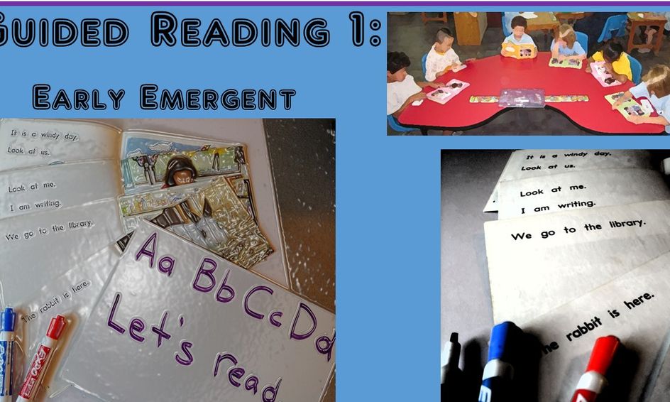 Guided Reading Level 1 Early Emergent Kindergarten Small Group