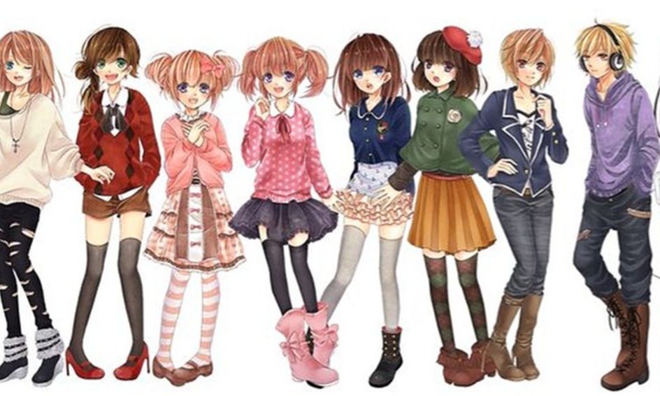Learn To Draw An Anime Girl Body And Customise With Different Clothing Styles Small Online Class For Ages 7 12 Outschool,Short Hair Cute Girl Drawing