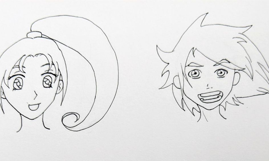 Drawing Anime Manga Style Faces For Beginners Small Online