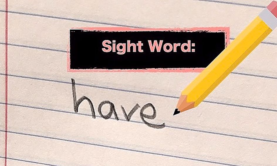 Sight Word Reading And Spelling Of Have Small Online Class For