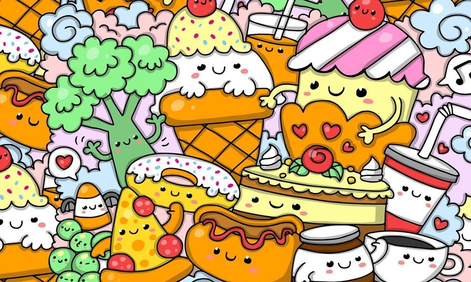 Let S Draw Cute Kawaii Food Small Online Class For Ages 8 13