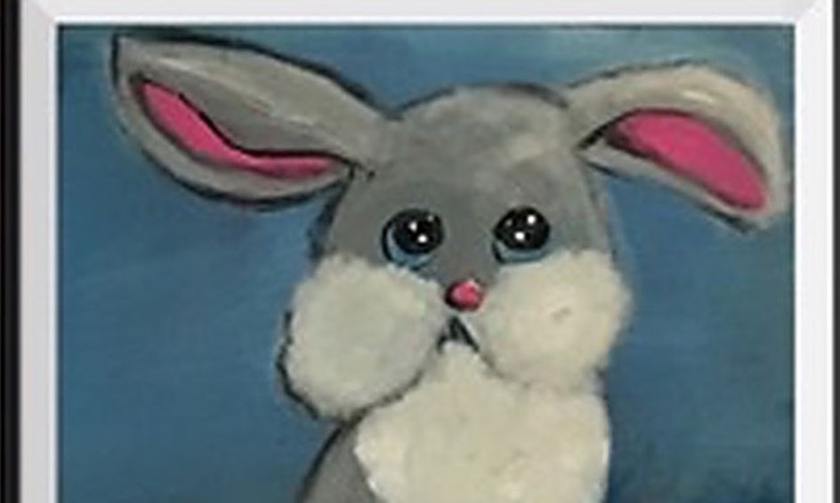 miss ally z artz painting time bunny rabbit in the forest painting class small online class for ages 4 9
