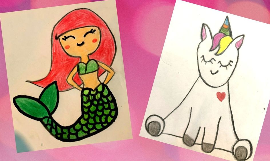 1 2 3 Draw With Me Mermaids And Unicorns Junior Edition Small