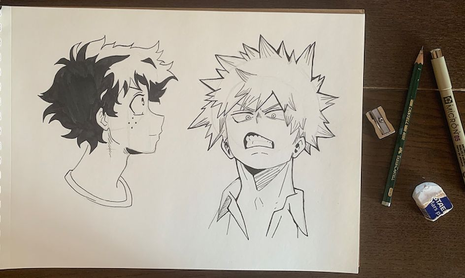 Anime Things To Draw Mha - Anime Drawing Sekumpulan Fanart My Hero My