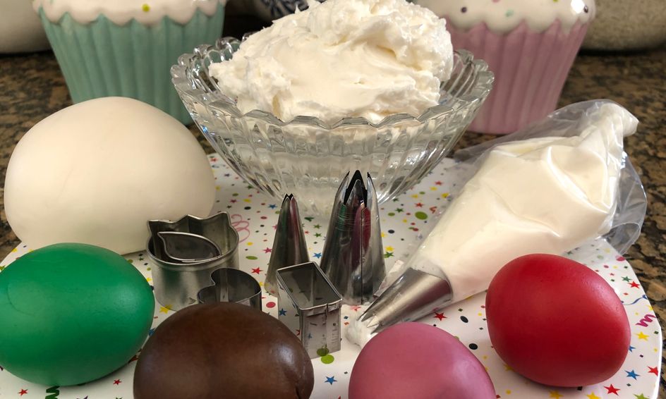Creamy Homemade Buttercream And Luscious Homemade Fondant Small