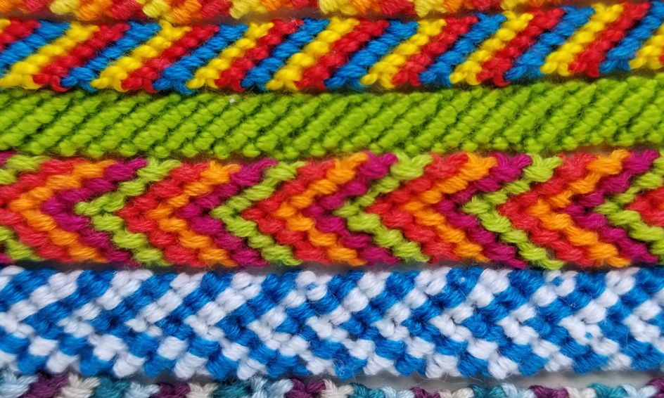 Create Fun Candy Stripe Chevron Friendship Bracelets