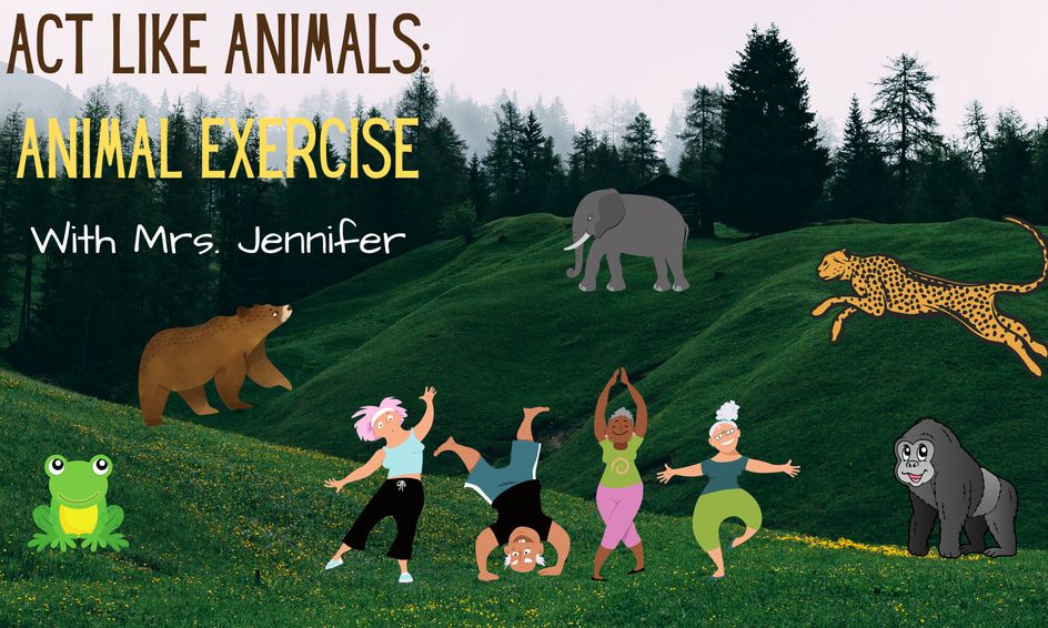 Act Like Animals: Animal Exercise Class | Small Online Class for Ages 3