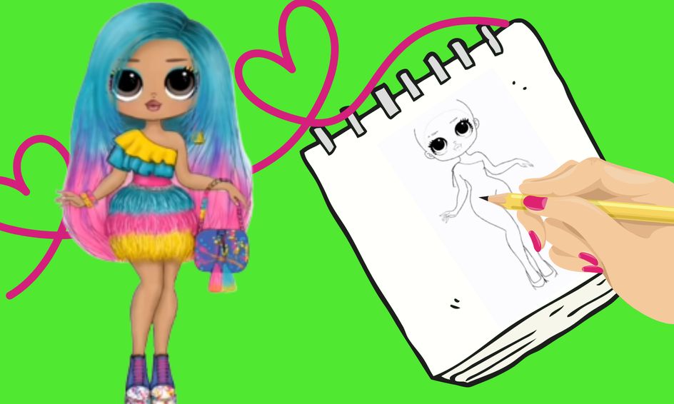 LOL and OMG Dolls - Directive Drawing and Chat | Small Online Class for