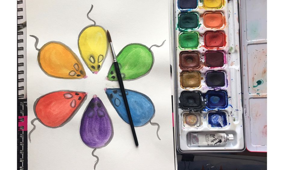 Let S Paint A Color Wheel Small Online Class For Ages 8 12