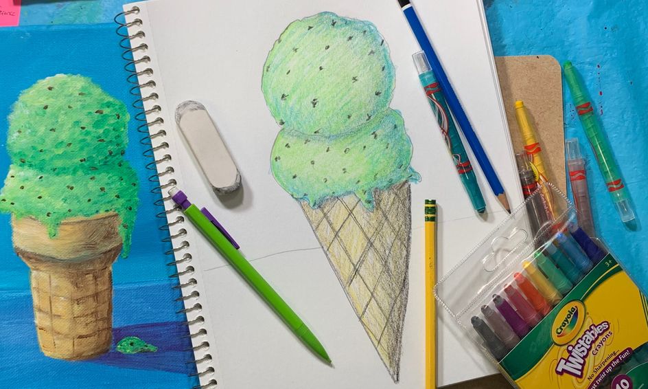 Let S Draw Ice Cream Cones Small Online Class For Ages 7 12 Outschool