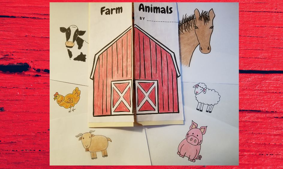 Directed Drawing Lapbook Farm Animals Art Science Unit Study Flexible Schedule Small Online Class For Ages 4 9 Outschool