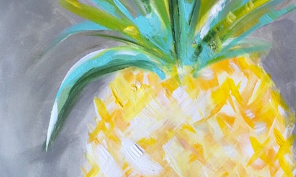 Pineapple Paint A Long With Ms Muse Muse Art Studio Ages