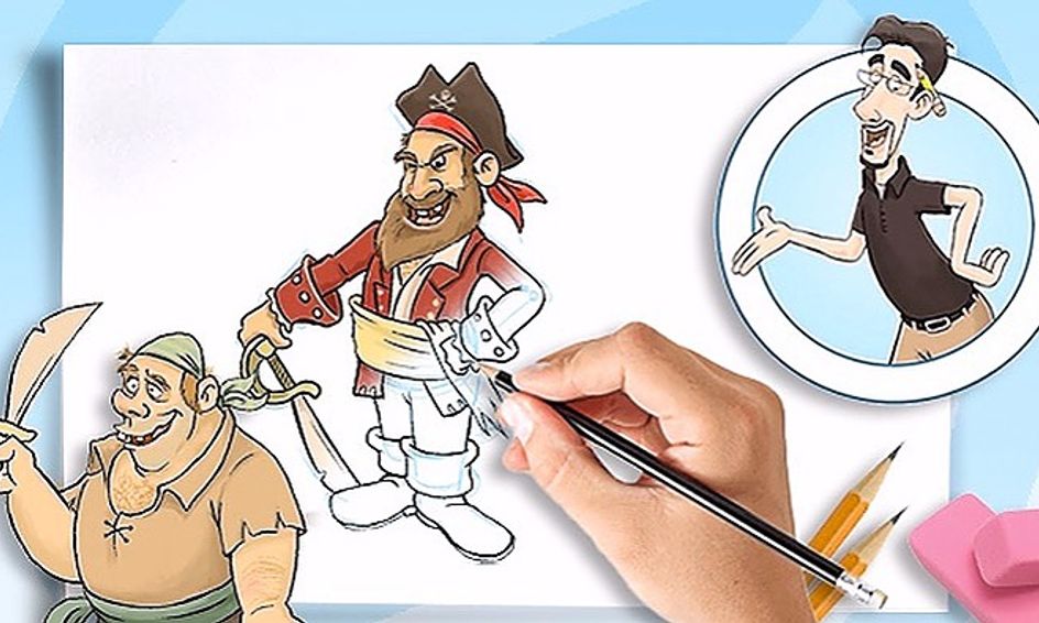 Drawing Cartoon Pirates Swashbuckling Drawing Adventure Small Online Class For Ages 9 13 Outschool