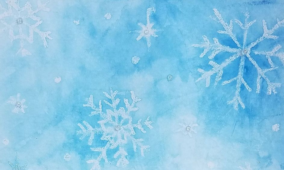 Painting Poetry Jr Winter Watercolor Snowflakes Small Online