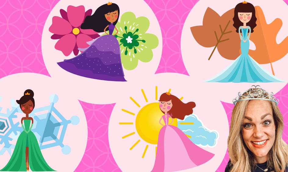 Winter Spring Summer Fall How A Princess Dresses For Every