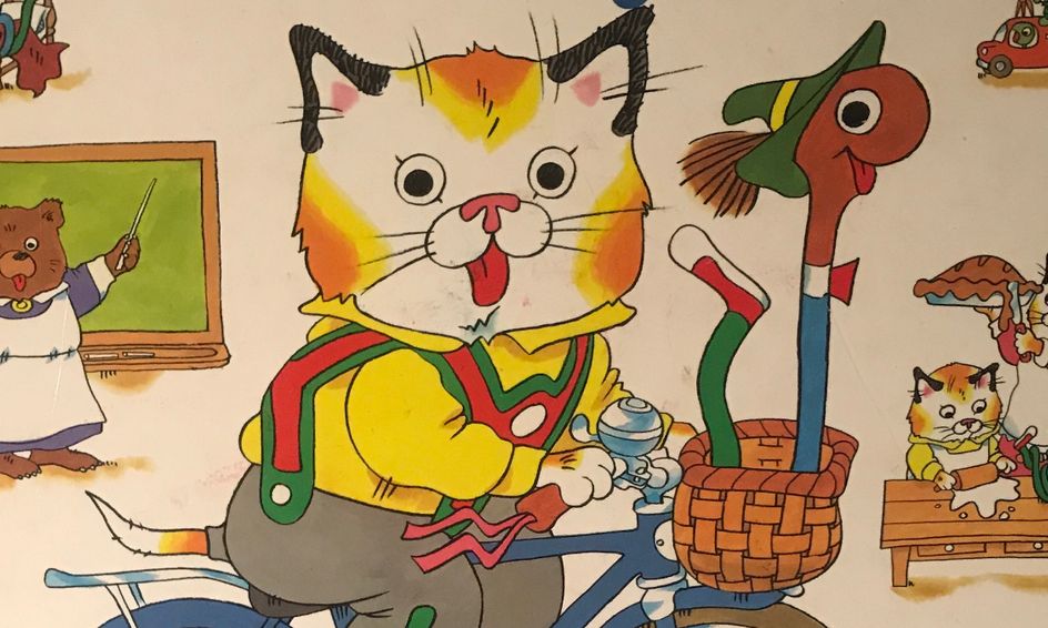 Listen With Huckle Cat Art Camp Great Big Schoolhouse Stories