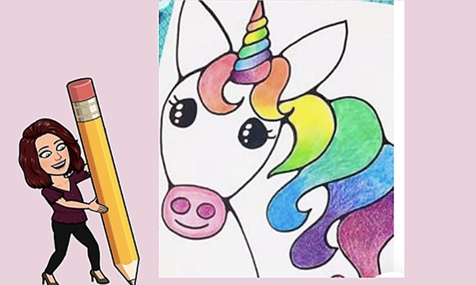 Rainbow Unicorn Drawing Class Small Online Class For Ages 7 10 Outschool