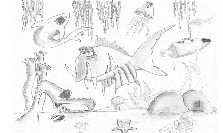 Learn To Draw In 3d Episode 6 Funny Fish Small Online Class For Ages 8 11 Outschool A cone is a cross between a cylinder and a pyramid. outschool
