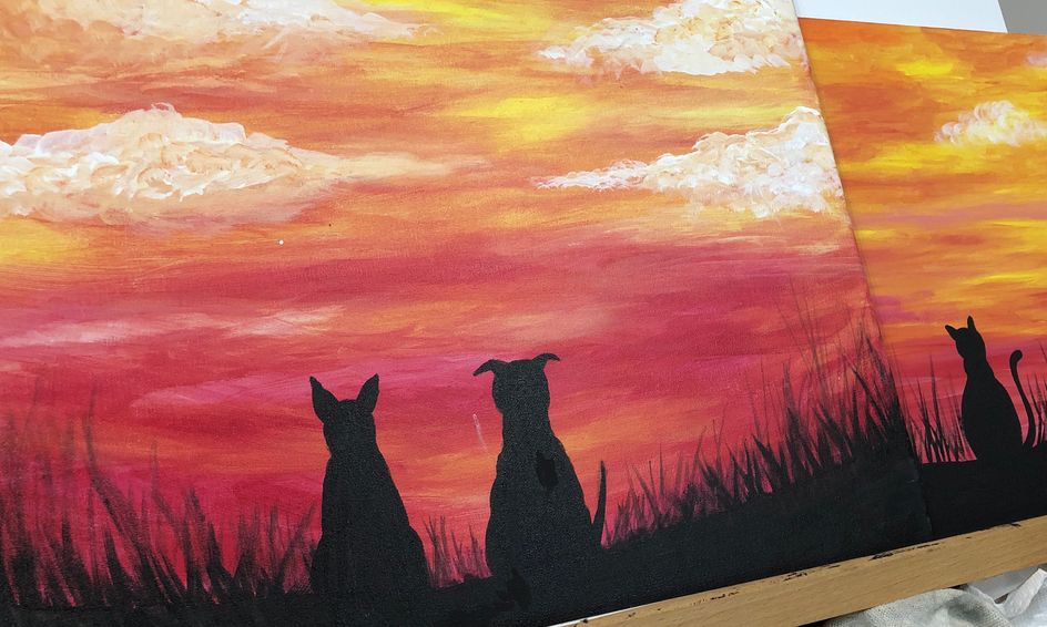 Sunset Silhouette Small Online Class For Ages 9 14 Outschool