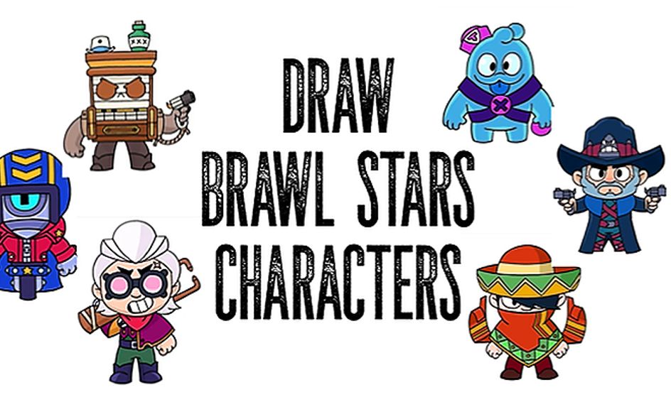 Draw Brawl Stars Characters Small Online Class For Ages 9 14 Outschool - how to draw all brawl stars