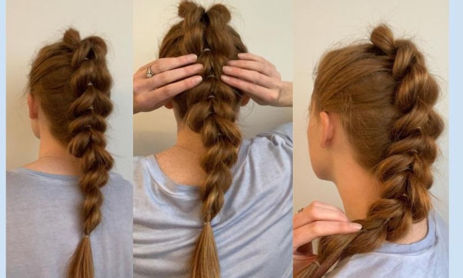 How To Bubble Braid Aka The Pull Through Braid Small Online