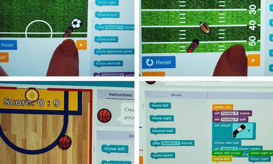 Code Your Own Sports Game On Code Org Small Online Class For Ages 7 10 Outschool - codes for roblox game bounce