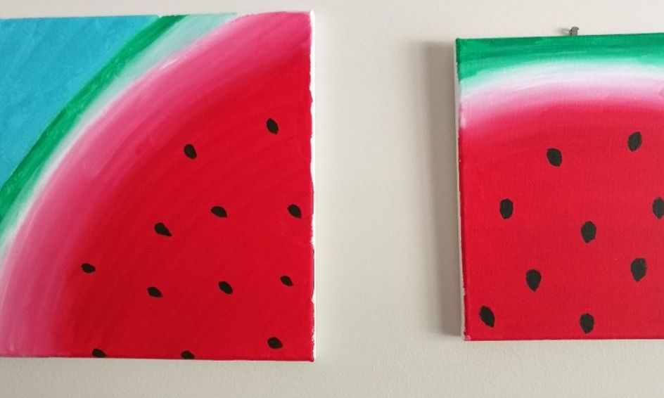 Easy Acrylic Painting Summer Watermelon Small Online Class For Ages 7 11 Outschool Whenever you rinse your brushes to change the color you're using, you should get into the habit of blotting them with paper towel to remove any excess. easy acrylic painting summer watermelon small online class for ages 7 11