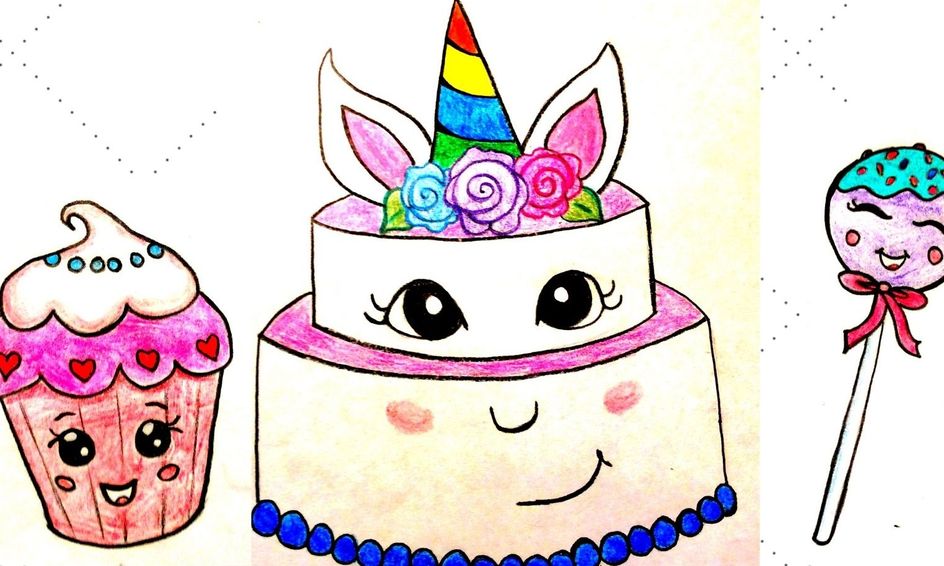 Draw Cartoon Cake Cake Pops Cupcakes Cotton Candy Small Online Class For Ages 7 11 Outschool