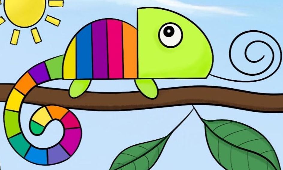 Drawing a Chameleon: Learn & Draw | Small Online Class for Ages 6-11 ...