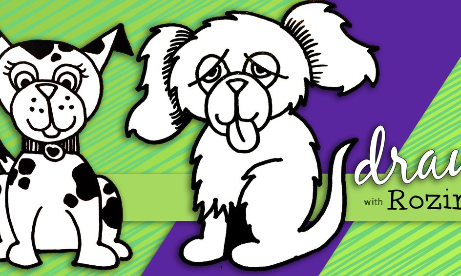 Learn To Draw Cute Cartoon Dogs Small Online Class For Ages 7