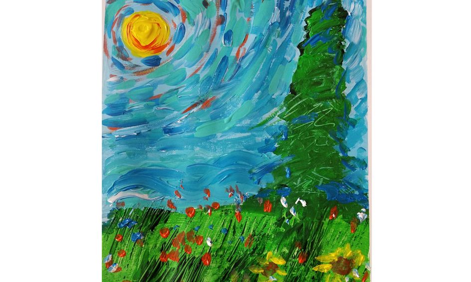 Paint Like Vincent Van Gogh Original Landscape Art Small Online Class For Ages 9 14 Outschool - roblox adopt me landscape