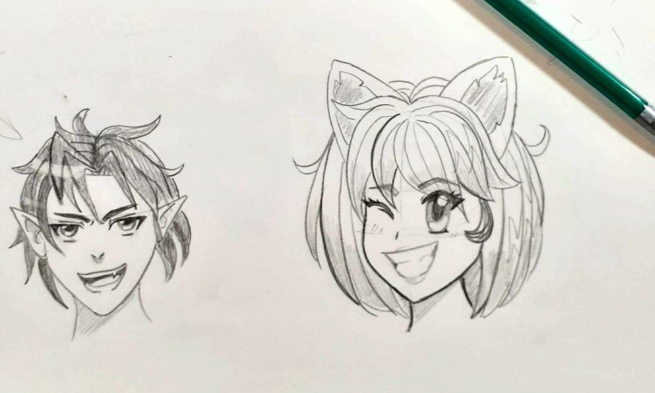 Making Fantasy Manga Characters Small Online Class For Ages 10 13 Outschool,Chibi Plantillas Papercraft Anime