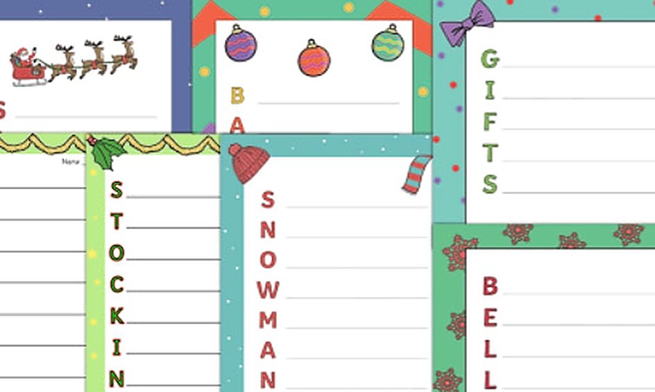 Christmas Creative Writing Write And Illustrate Your Own Acrostic Poem Small Online Class For Ages 8 11 Outschool