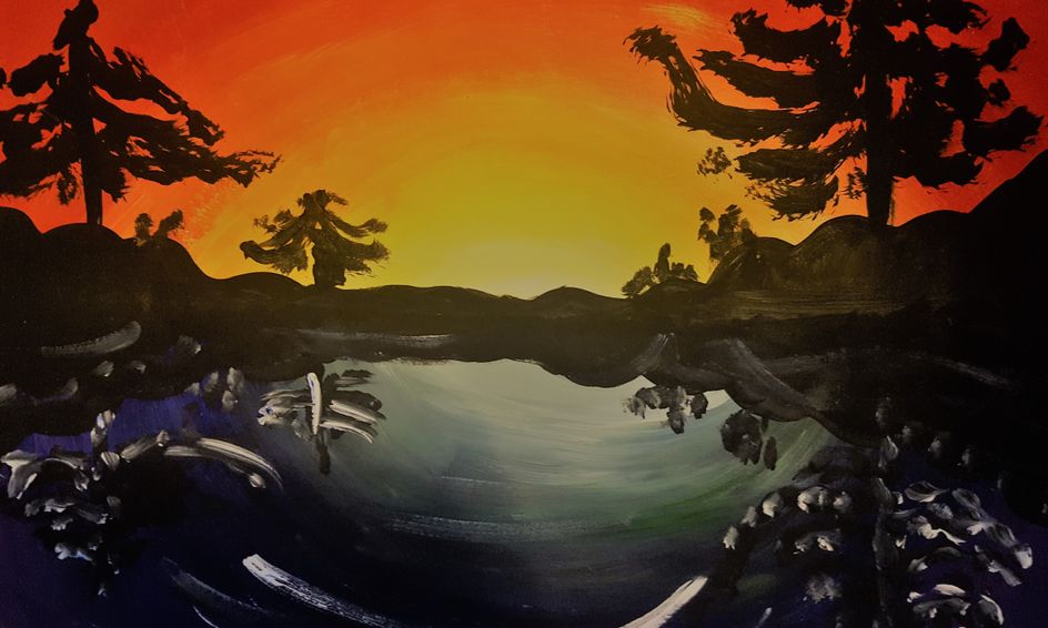 Reflection Pond Painting Edition Small Online Class For Ages 8 12 Outschool