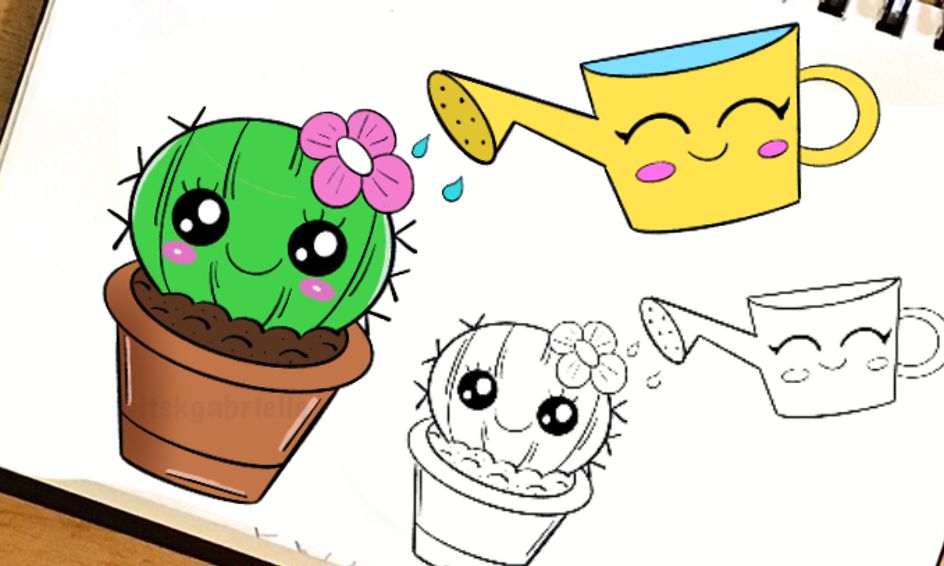 Let S Draw And Color Cute Kawaii Drawings Fun Spring Kawaii Doodles Small Online Class For Ages 5 10 Outschool